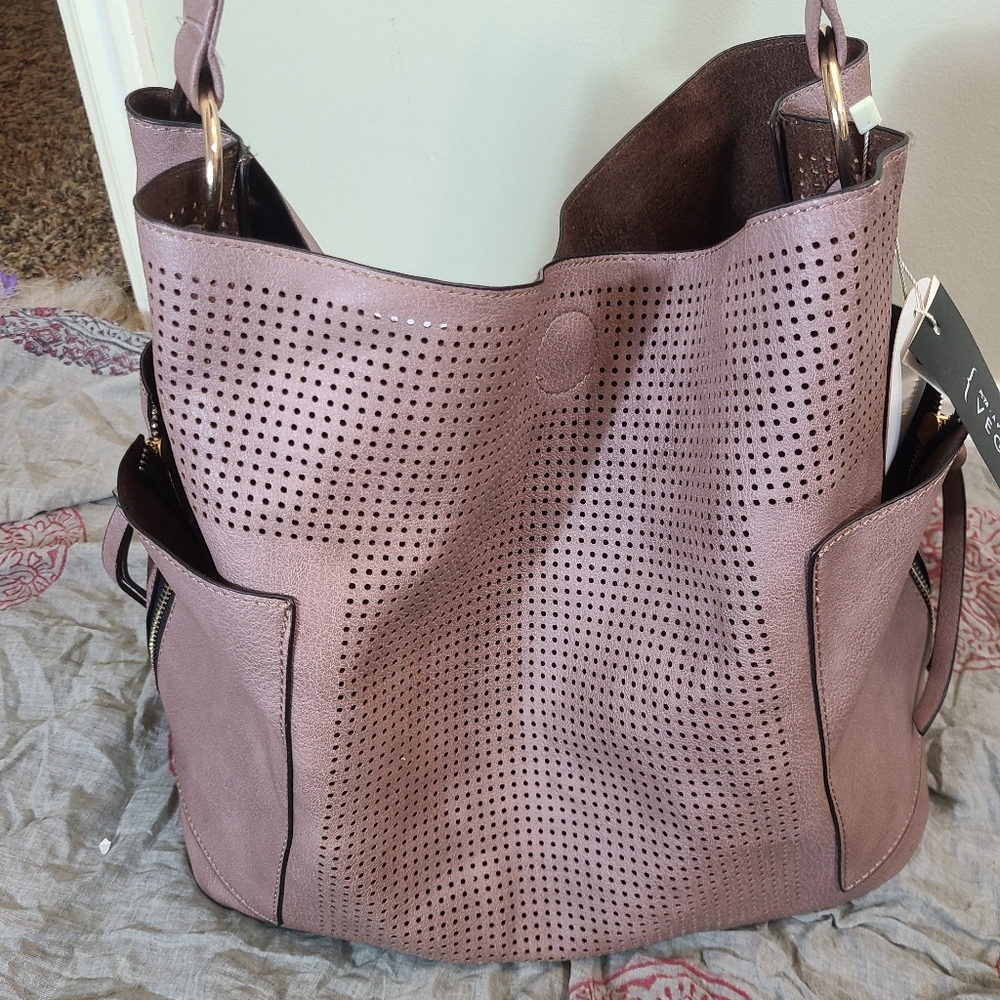 Le Miel Dark Blush Vegan Handbag - Picture 10 of 11